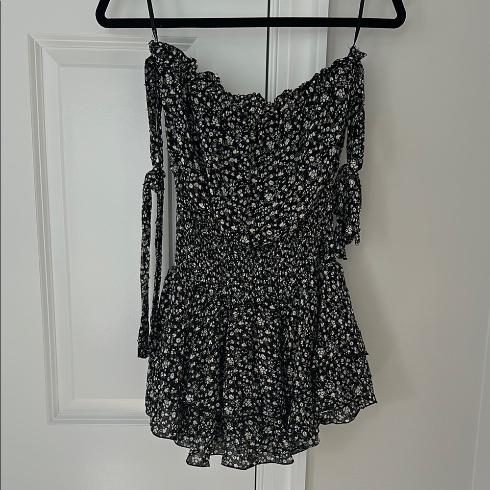 Floral Off-Shoulder romper
